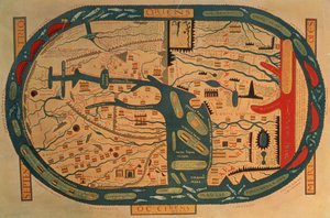 Kopie van een 8e-eeuwse Beatus mappamundi